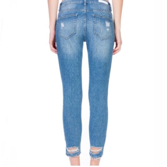 CELLO light wash mid rise distressed denim jeans - Picture 2 of 15